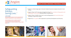 Desktop Screenshot of angion.com